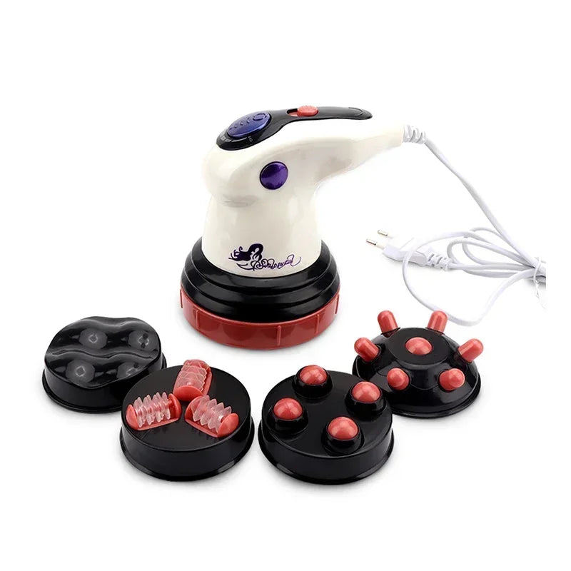 4-in-1 Infrared Electric Anti-Cellulite Massager with 3D Roller for Body Slimming & Muscle Relaxation