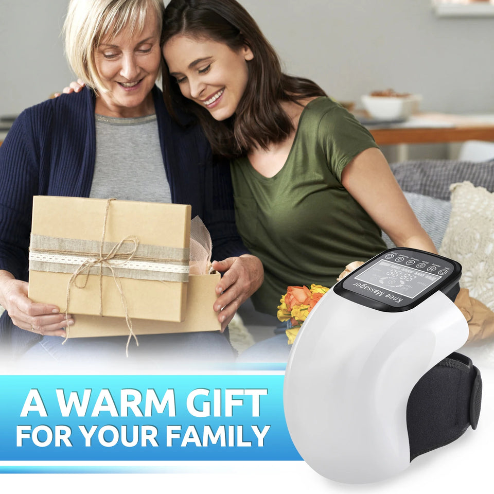 Smart Air Pressure Knee Plate Wireless Traffic Light Knee Massager Compression Airbag Leg Muscle Massage Smart Massager