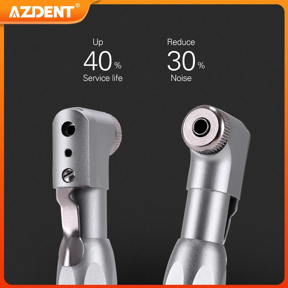 AZDENT Dental Low-Speed Contra Angle Handpiece – Latch Type, Fits E-Type Air Motors