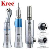 Dental Low-Speed Handpiece Kit 203C – Air Motor (2/4 Hole) with Contra Angle & Straight Handpiece