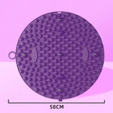 Foot Yoga Acupressure Massage Board – Round Exercise Pad for Muscle Relaxation & Meridian Therapy
