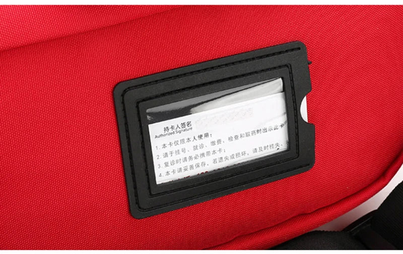 Outdoor First Aid Waist Bag – Empty Medical Organizer for Travel, Camping & Emergency Survival