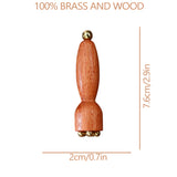 Radiant Skin Savior Lymphatic Detox Face Massager Fades Wrinkles Firms Jawline and Eyes Natural Copper Wood Beauty Tool