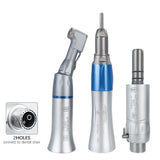 Dental Low-Speed Handpiece Kit 203C – Air Motor (2/4 Hole) with Contra Angle & Straight Handpiece