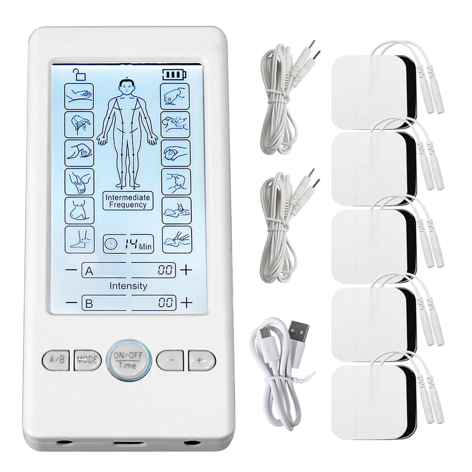 TENS Massager Digital Pulse Body EMS Muscle Stimulator Acupuncture Low Frequency Physiotherapy Slimming Machine Health Care