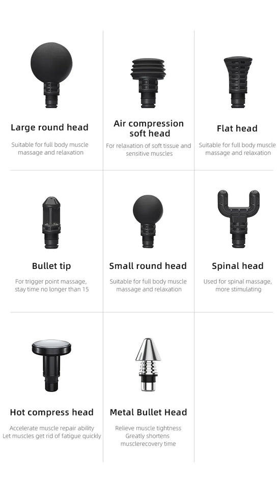 Booster Massage Gun – Smart Electric Fascia Massager for Deep Tissue Muscle Relaxation & Fitness Recovery