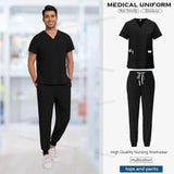 Wholesale Unisex Medical Jogger Scrub Set with Accessories