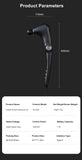 Fascia Massage Gun with Extended Handle – High-Frequency Electric Muscle Massager