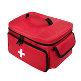 Travel First Aid Kit Bag – Layered Medical Storage Organizer for Home, Car & Outdoor Use
