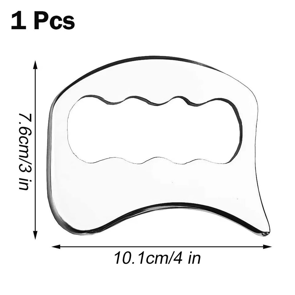 1/4/7 Pcs Great Stainless Steel Gua Sha Scraping Massage Tool Set for Back, Legs, Arms, Neck, Shoulder and Whole Body Acupoints