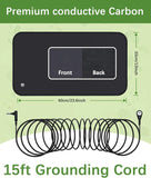 30X60CM Earthing Mat Grounding Pad for Improves Sleep,Enhanced Circulation,Reduces Inflammation & Pain Grounding Mat for Desk