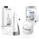 D52 Portable Oral Irrigator & Dental Water Flosser – 300ML, 4 Jet Tips, USB Rechargeable