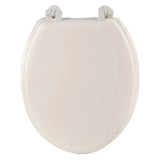 Round Soft-Close Toilet Seat – Comfortable Cushion Bathroom Replacement for Standard Toilets
