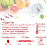 4-in-1 Blood Test Strips for PM800 Meter – Glucose, Ketone, Uric Acid & Hemoglobin