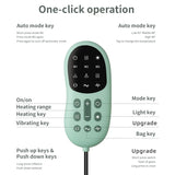 New Upgrade Air-Lip Stretch Low Frequency Thermal Vibration Waist Massage Heeling Spot Left and Right Swing + Up and Down Tracti