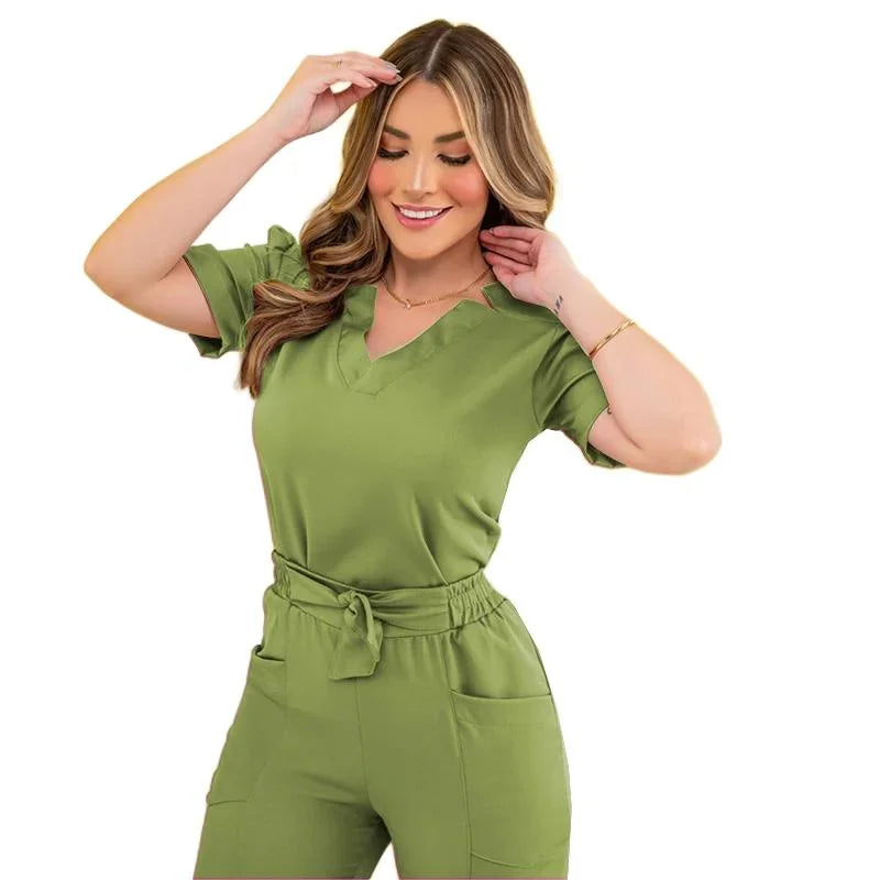 Women’s Surgical & Nursing Scrub Set – Medical & Spa Uniforms