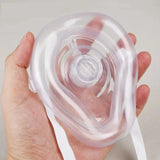 Reusable CPR Breathing Mask – Professional Emergency Resuscitation Mask with One-Way Valve for Rescue Personnel