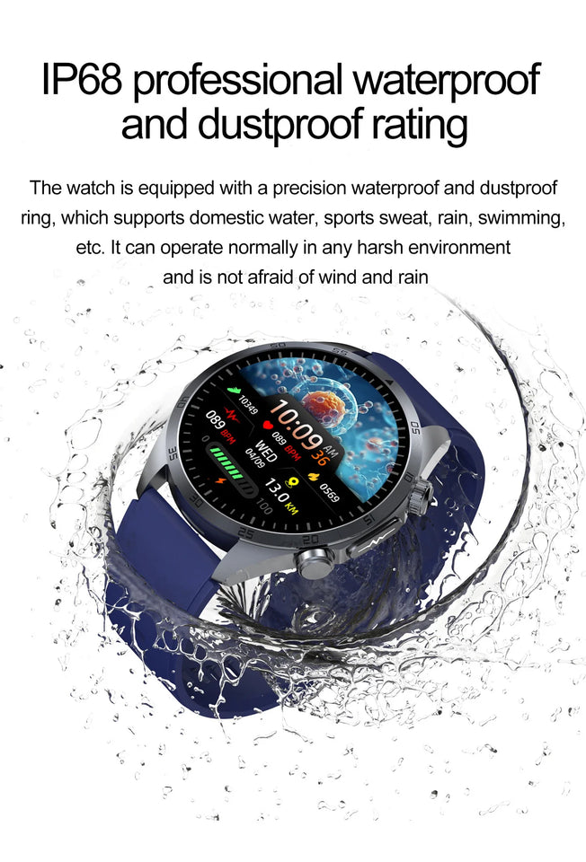 Xiaomi Pulse ECG+PPG Smartwatch 2025 – Blood Lipid, Uric Acid, BP, Body Fat & Sports Health Tracker with Call Function