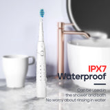Seago Sonic Electric Toothbrush – USB Rechargeable Ultrasonic Tooth Brush with 10 Replacement Heads