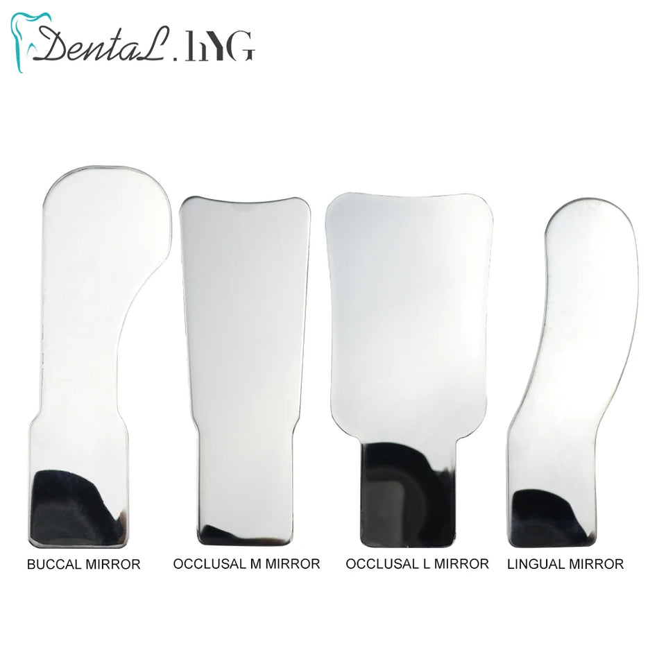 Dental Orthodontic LED Photo Mirror – Fog-Free Stainless Steel Oral Imaging Reflector