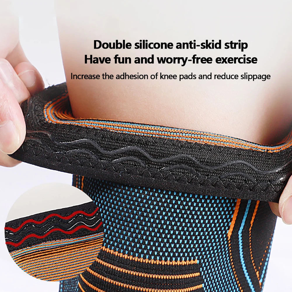 Knee Compression Sleeve Support Brace – Joint Pain Relief for Running, Arthritis, ACL, Meniscus Tear & Injury Recovery