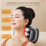 12-Head Fascia Massage Gun – High-Frequency Deep Tissue Muscle Massager