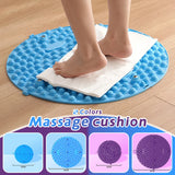 Foot Yoga Acupressure Massage Board – Round Exercise Pad for Muscle Relaxation & Meridian Therapy