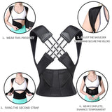 Magnetic Back Posture Corrector – Adjustable Shoulder Support for Spinal Alignment & Sitting Posture