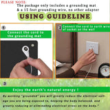 90x60cm Grounding Mat for Improving Sleep Grounding Pad Health With Earthing Cable EMF Recovery Protection Release Electrostatic