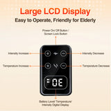 Electric Knee Massager 3 Vibrations 5 Levels Hot Compress Shoulder Elbow Massage Knee Support Brace Knee Protection Health Care