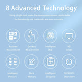 AICARE Automatic Upper Arm Blood Pressure Monitor – Digital BP Machine with Pulse Detection