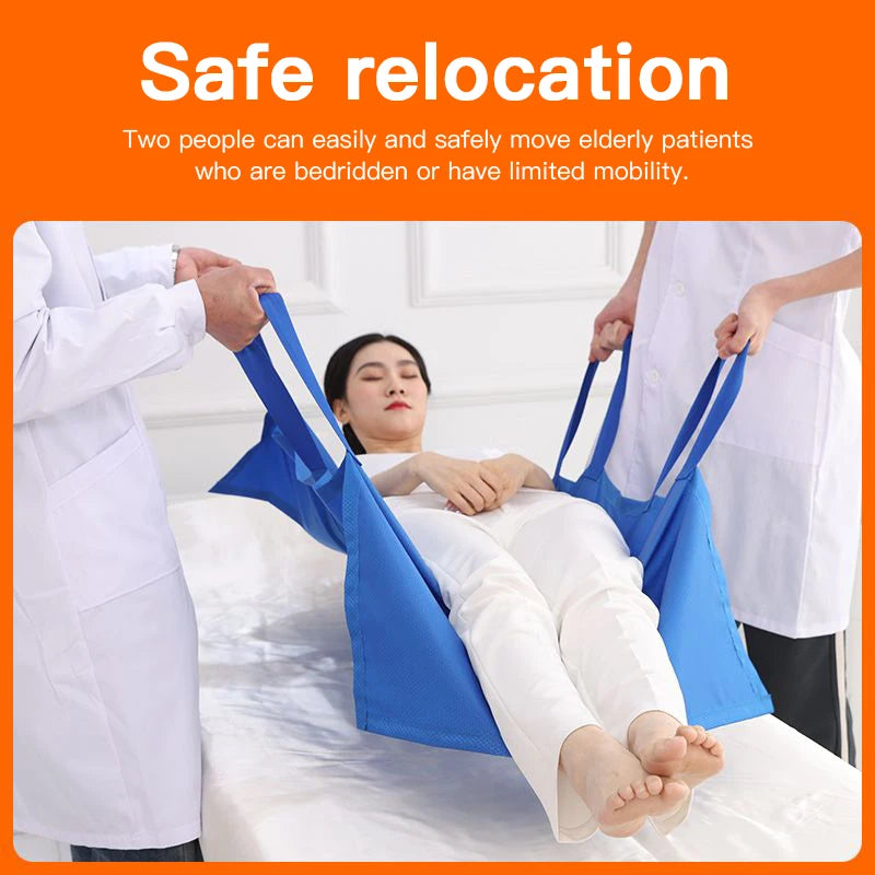 Elderly & Disabled Transfer Belt – Nursing Shift Pad & Turn Over Aid for Bedridden Patient Mobility