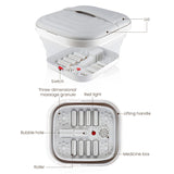 Portable Thermostatic Foot Massage Tub Foldable Plus Tropical Automatic Foot Bath Tub For Home To Promote Blood Circulatio