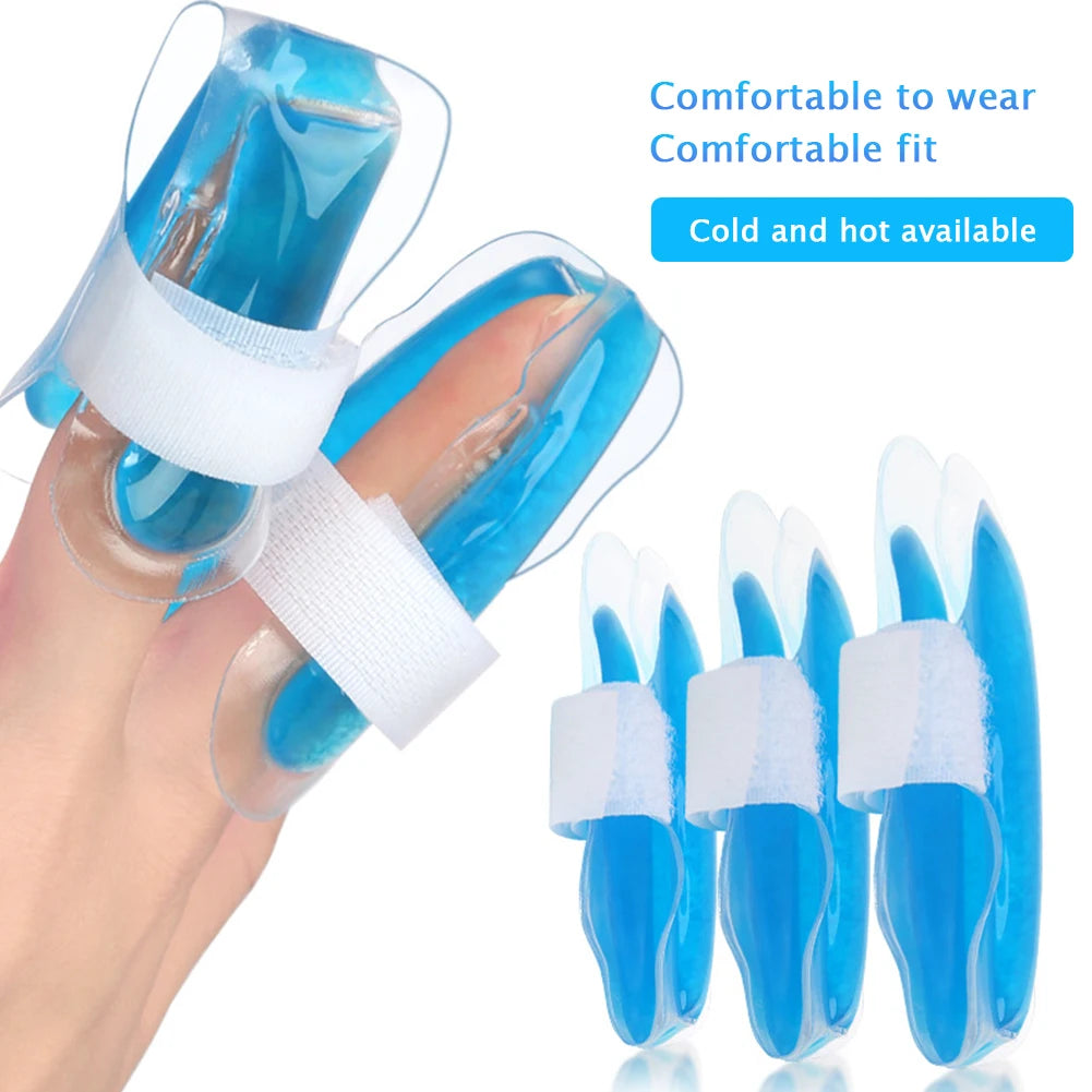 Hot & Cold Compress Finger Toe Protector – Soft Comfortable Cooling Wrap for Finger Pain Relief & Therapy
