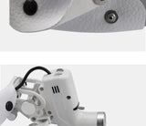Dental Surgical Loupes with LED Headlight – 2.5X/3.5X Binocular Magnifier with Adjustable 5W Lamp
