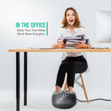 Nekteck Foot Massager Heating Therapy Air Compression Shiatsu Knead Roller Muscle Relaxation Electric Foot Massage Machine