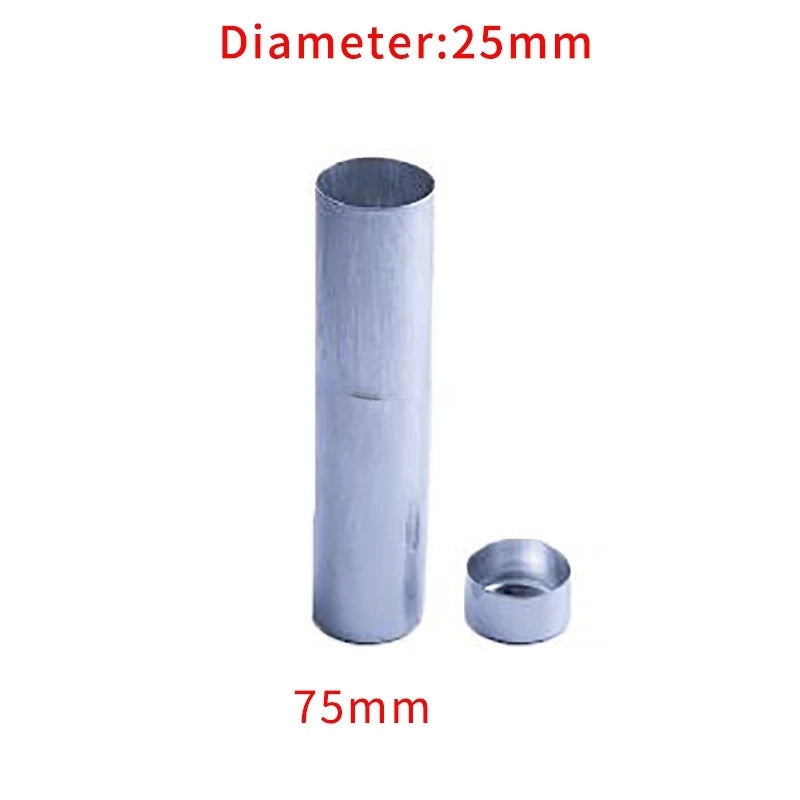 50pcs Dental Lab Aluminum Cartridges – Multi-Dimension Flexible Acrylic Denture Work Supplies