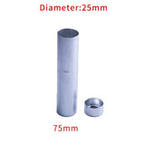 50pcs Dental Lab Aluminum Cartridges – Multi-Dimension Flexible Acrylic Denture Work Supplies