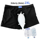 Reusable Male Wearable Silicone Urine Bag with Catheter & Drainage System