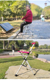 Foldable Walking Stick with Seat – Multi-Functional Non-Slip Crutch Chair for Elderly & Outdoor Use