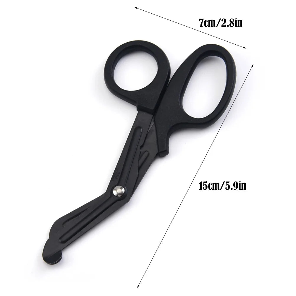 Outdoor Survival Paramedic Trauma Scissors – Heavy-Duty Emergency First Aid Shears for Medical Rescue & IFAK