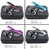 Dental Surgical Binocular Loupes – 2.5X/3.5X Ultra-Lightweight Optical Magnifier (320–420mm)
