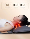 Upgrade Large Area Vibration Airbag Swing Heated Neck Massager Full Body Massage Mat Mattress Traction Lumbar with Remote Contro