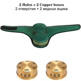 Brass Copper Box Smokeless Moxibustion Bag hierbas medicinales Burner Moxa Therapy Body Acupoint Meridian Warm Massage