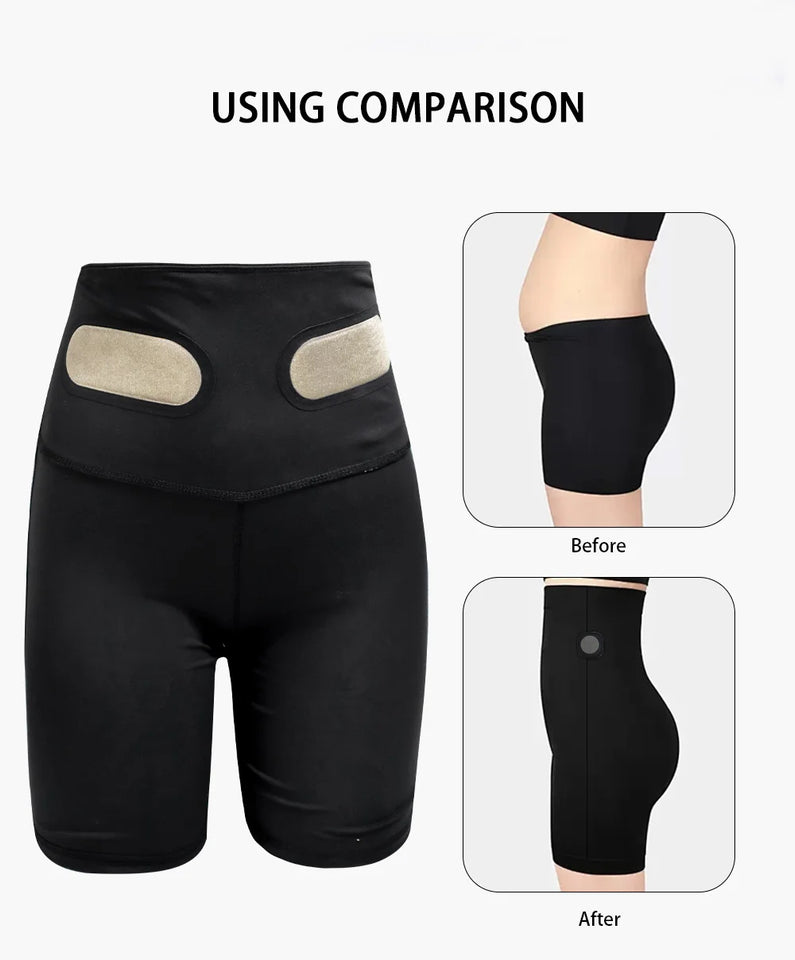 Intelligent Microcurrent EMS Shaping Yoga Shorts Muscle Stimulation Massage Shorts Slimming Leg Exercise Suitable for Gym