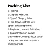 3D Smart Foot Massage Pad RF Remote Feet Massager 8 Modes 29 LevelsImprove Blood Circulation Relax Muscles Slim Legs Foot Pad