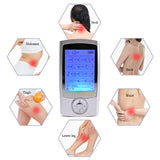 16 Modes Electric Compex Muscle Stimulator Double Channel EMS Tens Physiotherapy Therapy Body Massage Machine Electrostimulator