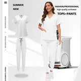 Unisex Medical Scrub Set with Pockets – Jogger-Style Nurse & Doctor Uniform for Clinical, Surgical & Veterinary Work