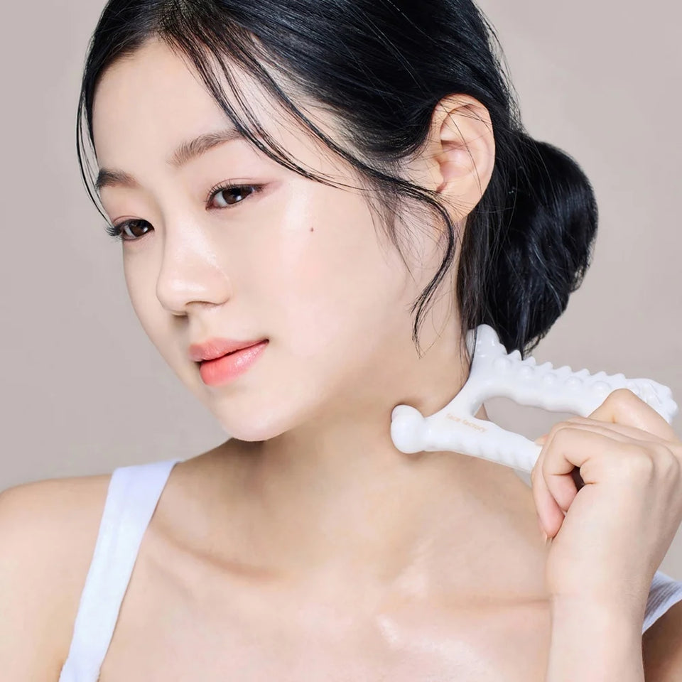 D-tok Skin scraping Gua sha ceramic Korea Gouache scraper tools face massager Face Factory head massager