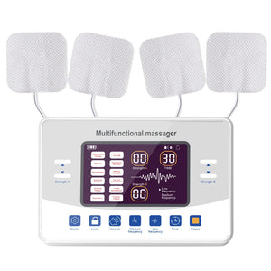 12-Mode TENS & EMS Muscle Stimulator – Electronic Pulse Massager Therapy Device